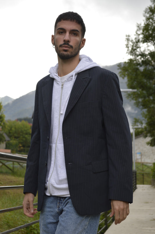 PINSTRIPED BLAZER