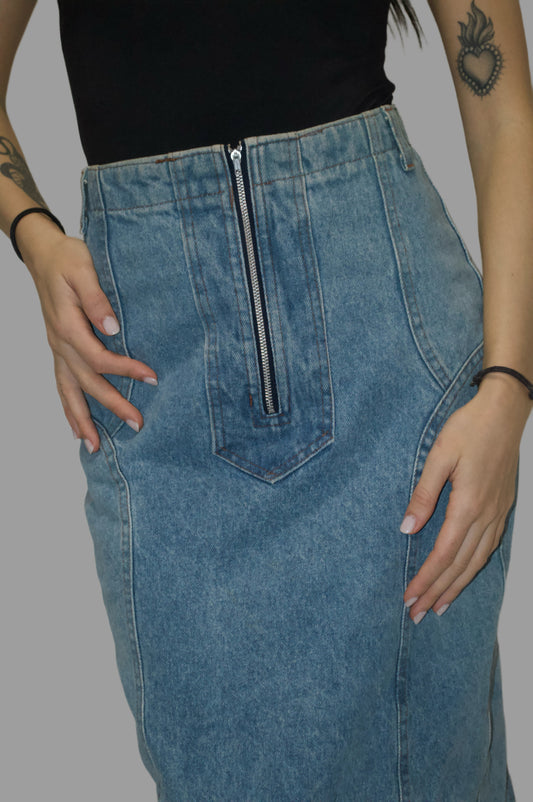 MIDI SKIRT IN DENIM