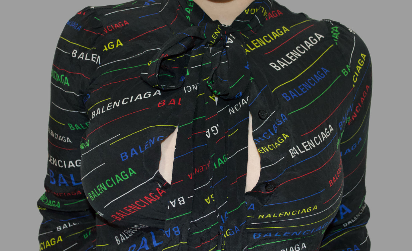 BALENCIAGA SILK SHIRT